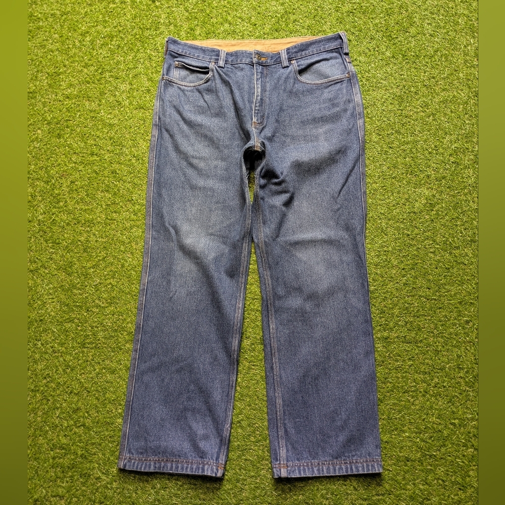 Duluth Trading Co Blue Straight Jeans